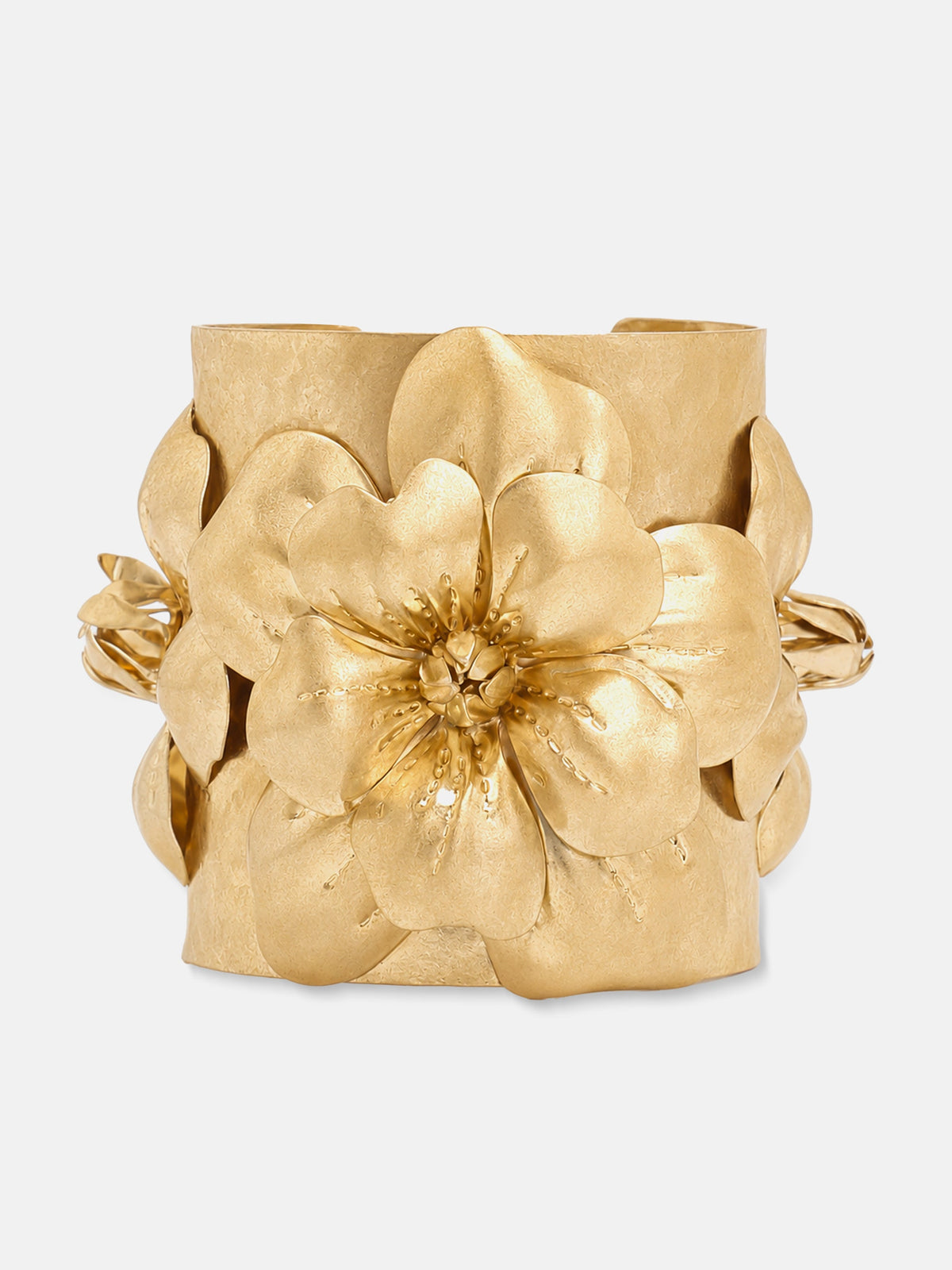 The Golden Bloom Cuff Bracelet