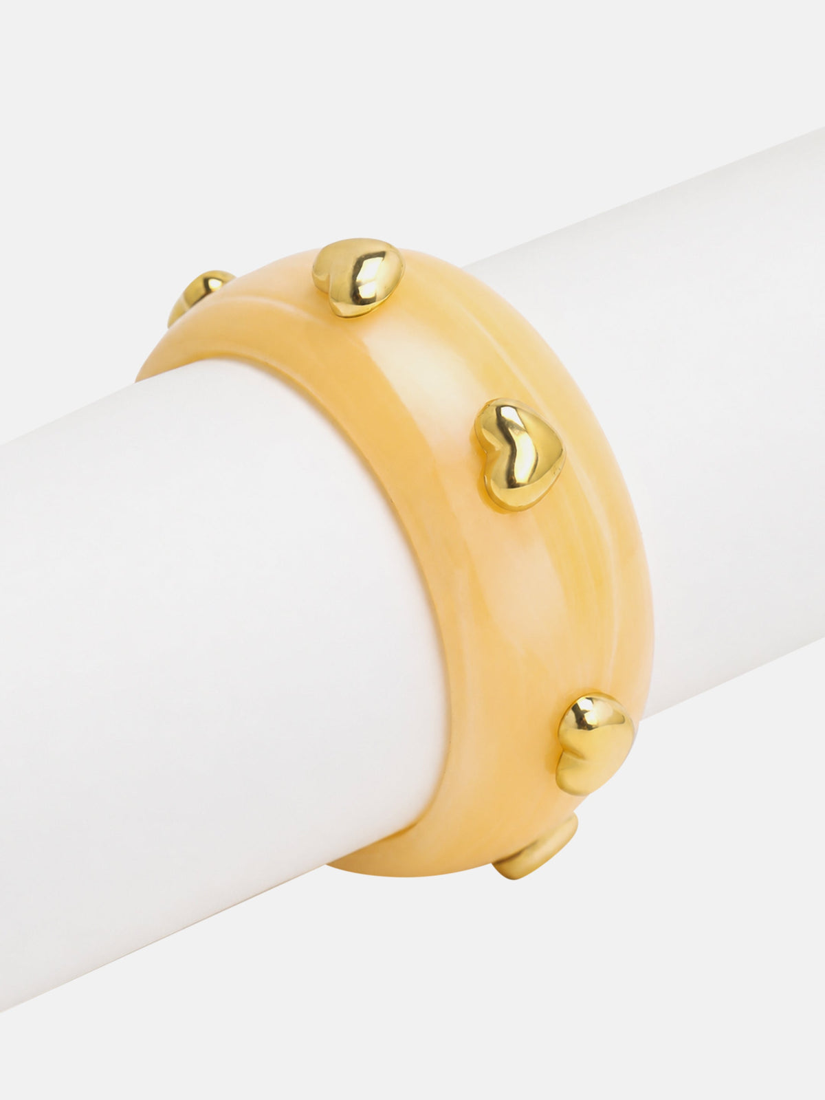 The Heart Whisper Resin Bangle