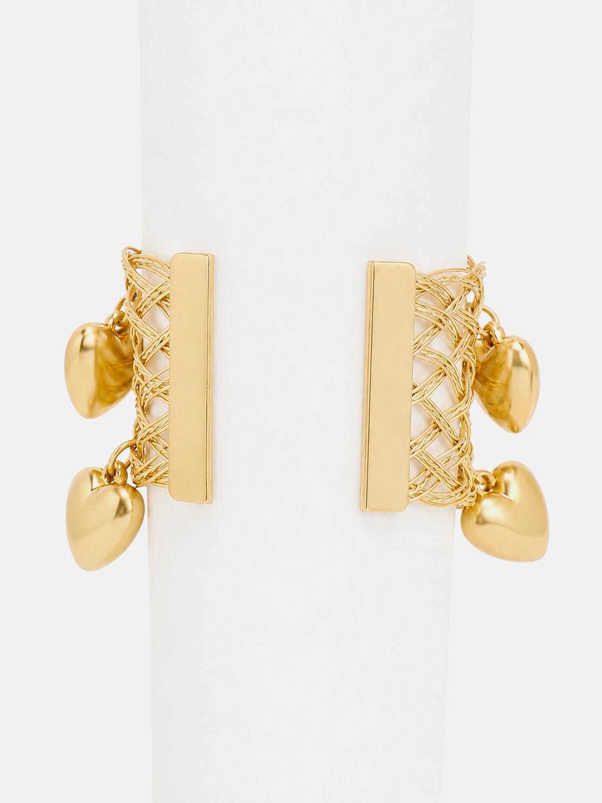 The Regal Charm Mesh Cuff