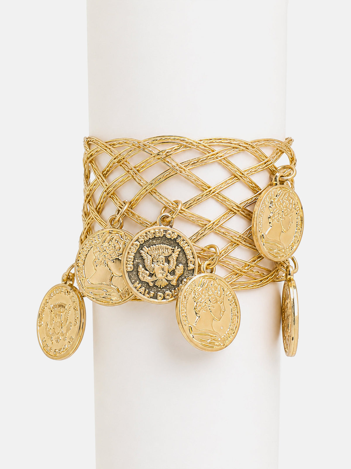 The Heritage Coin Charm Cuff
