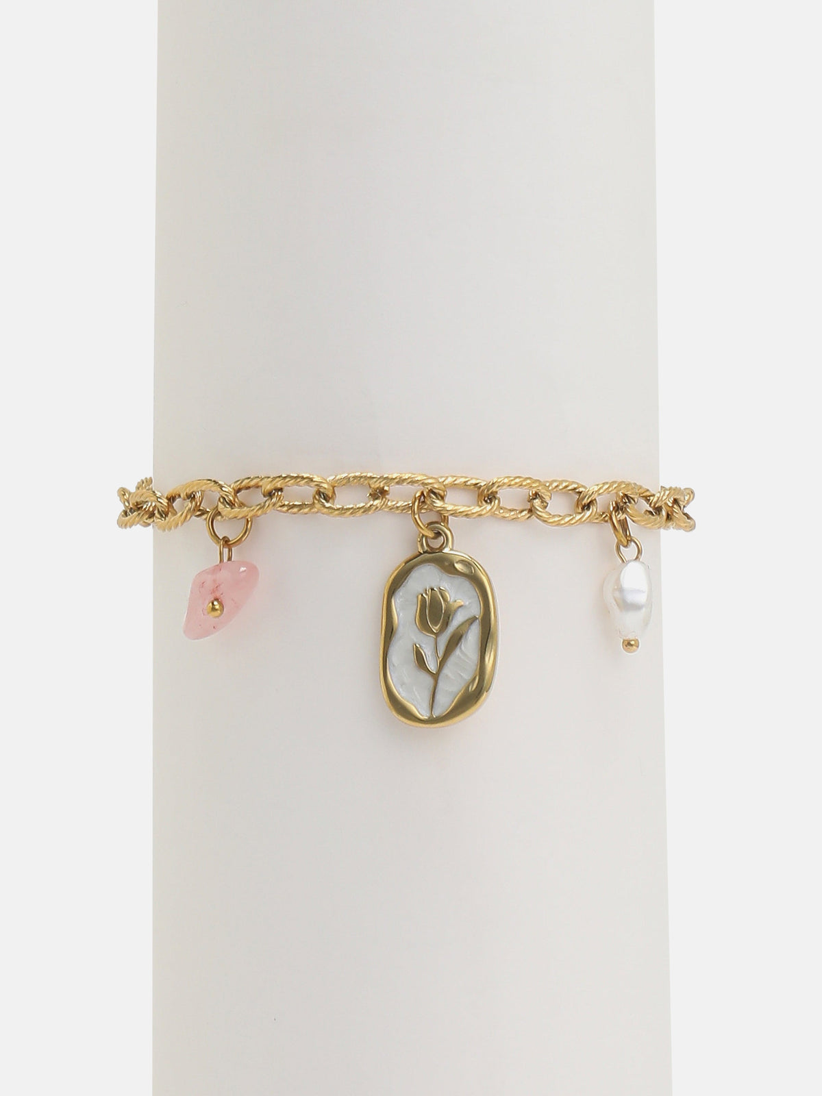 The Blush Keepsake Charm Bracelet