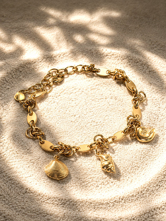 The Golden Fortune Charm Bracelet
