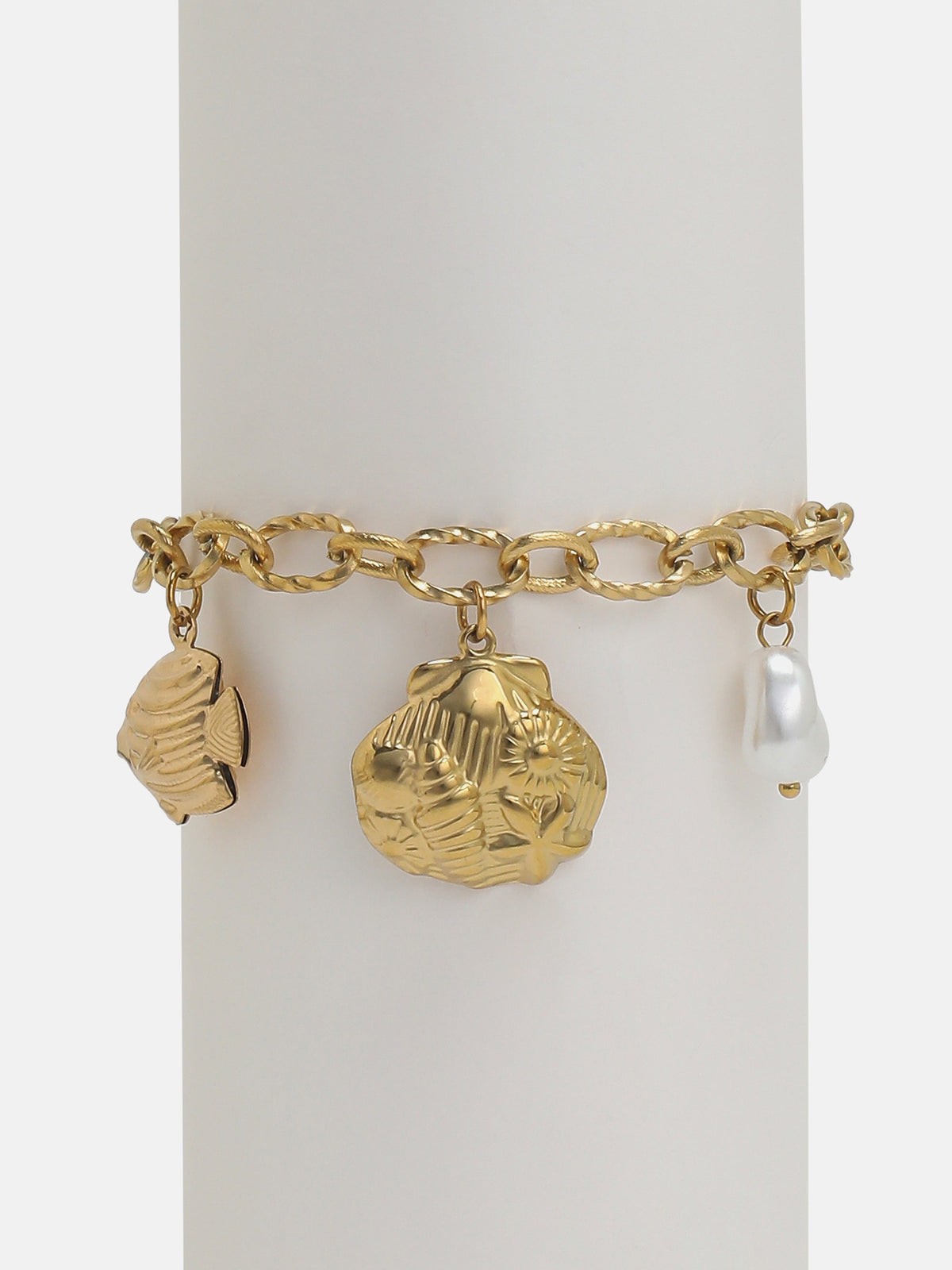 The Pearl Wishes Charm Bracelet