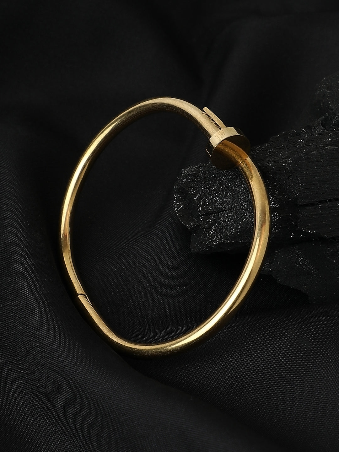 The Screw Bangle Bracelet  California Gold