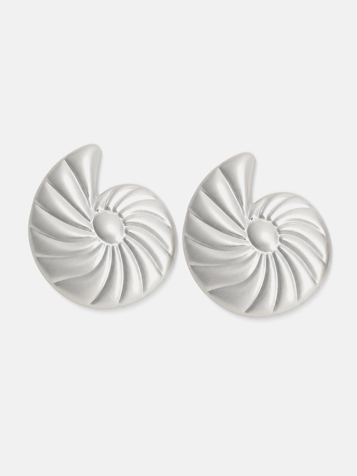 The Luna Spiral Stud Earrings