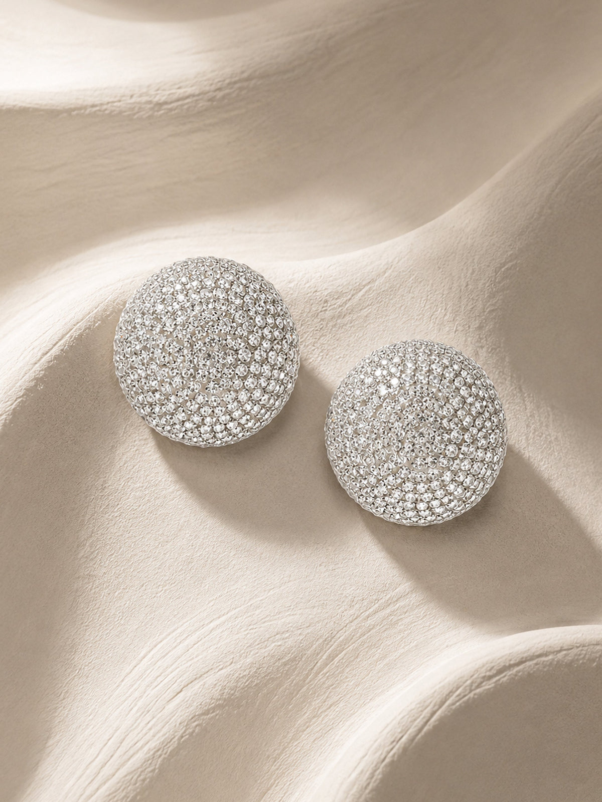 The Halo Textured Stud Earrings