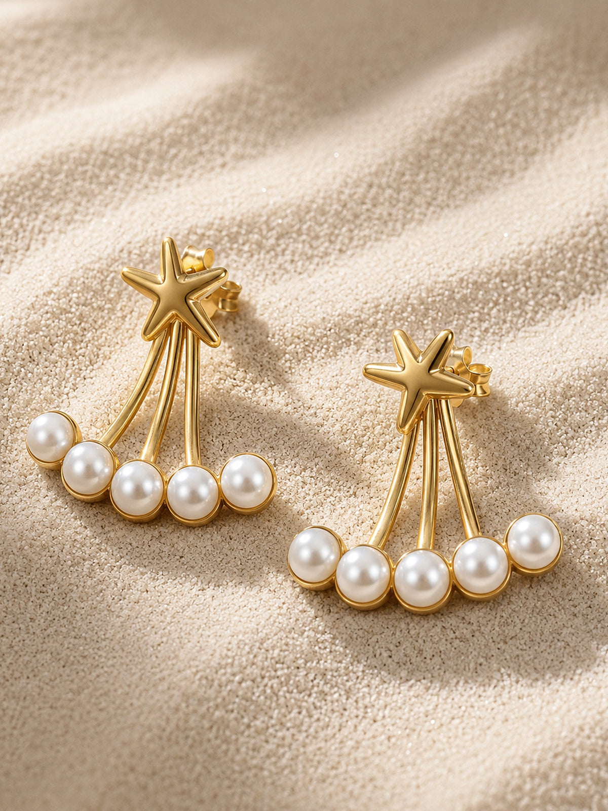 The Midnight Enamel Stud Earrings
