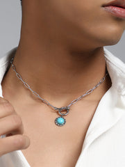 The Soletria Chain Necklace - Metallic Silver