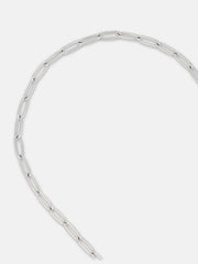 The Soletria Chain Necklace - Metallic Silver
