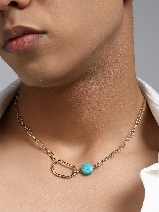 The Santorini Chain Necklace - California Gold