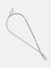 The Scale Multi-Layer Necklace - Metallic Silver