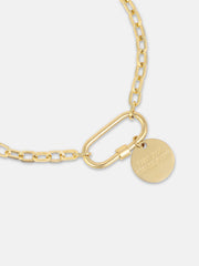 The Industrial Orb Chain Necklace - California Gold