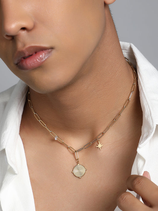 The Celeste Chain Necklace - California Gold