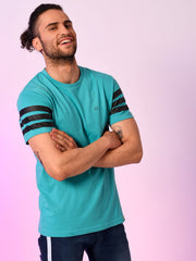 Sleeve Striped Tshirt