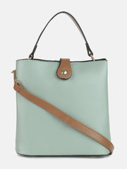 Solid Oversized Shopper Hand Bag with Zip Lock
