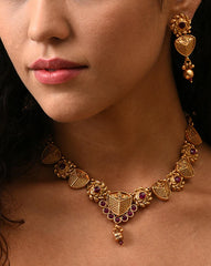 Gold - Plated Contemporary Jewellery Set