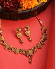 Gold - Plated Contemporary Jewellery Set