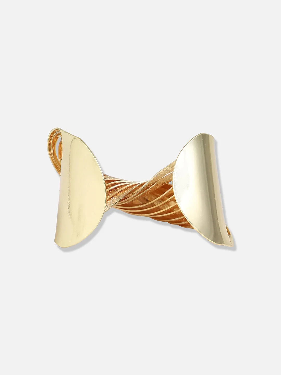 SOHI - Gold Plated Designer Stone Party Bracelet For Women