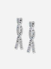SOHI - Silver Plated Designer Party Drop Earring
