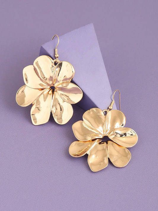 Gold Plated Party Designer Drop Earring