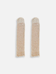 SOHI - Silver Plated Designer Stone Party Drop Earring For Women