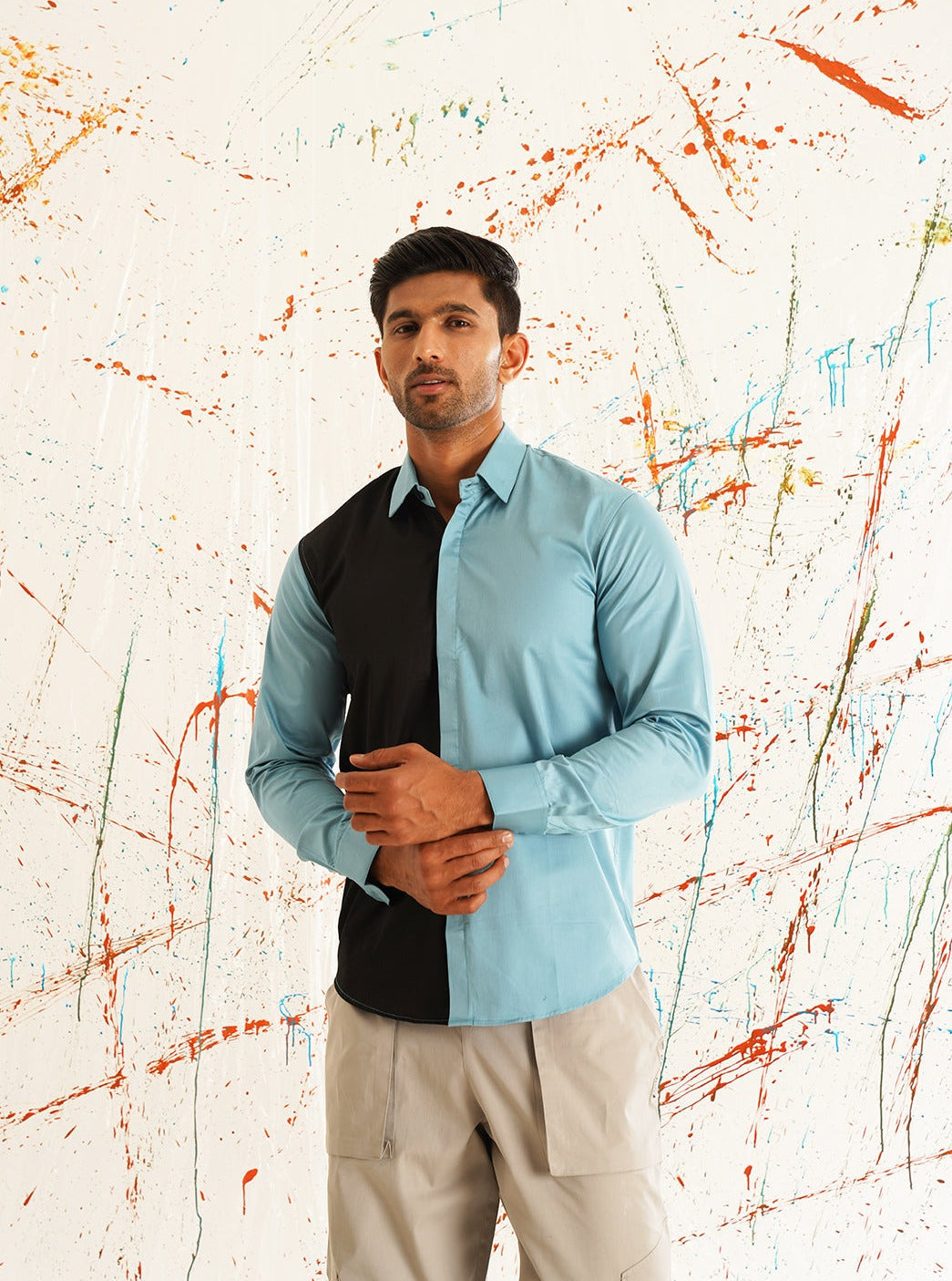 Premium Cotton Satin Casual Shirt