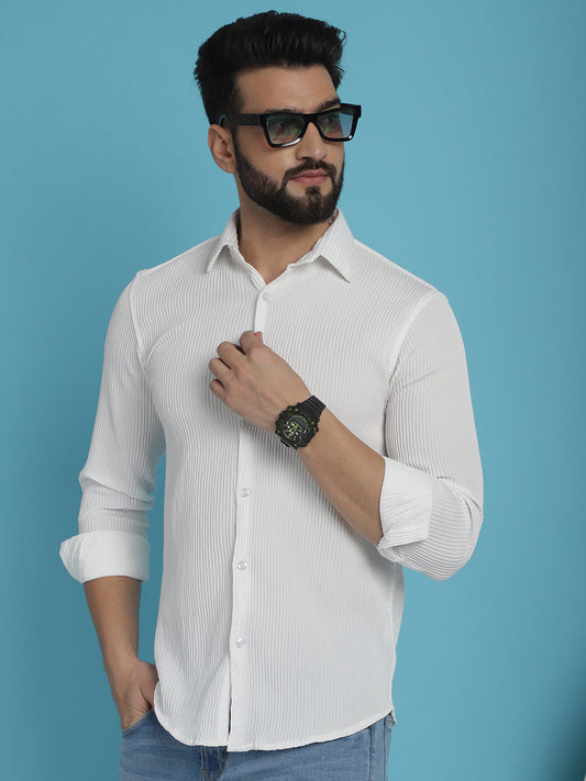 Striped Casual Shirt For Mens
