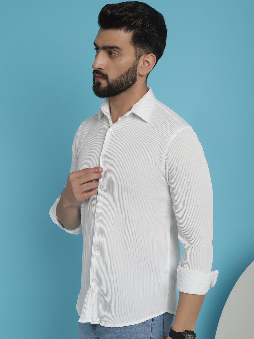 Striped Casual Shirt For Mens