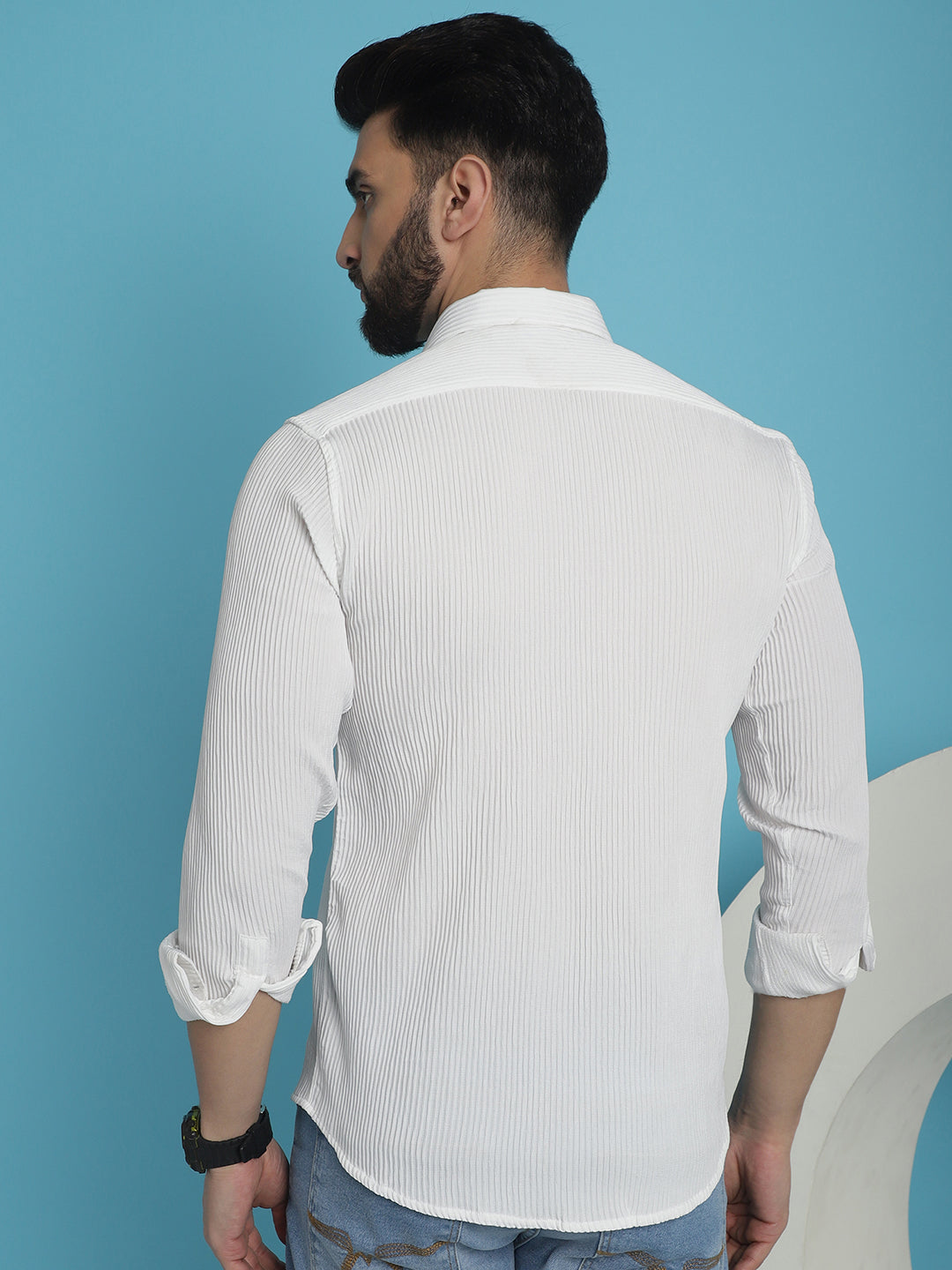 Striped Casual Shirt For Mens