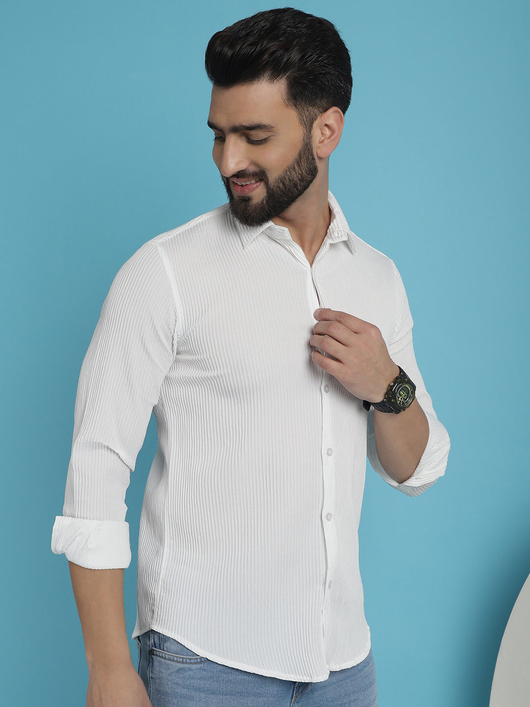 Striped Casual Shirt For Mens
