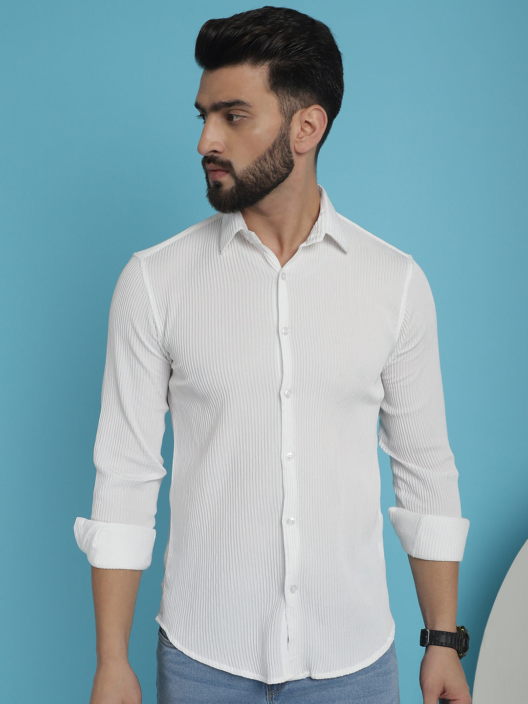 Striped Casual Shirt For Mens