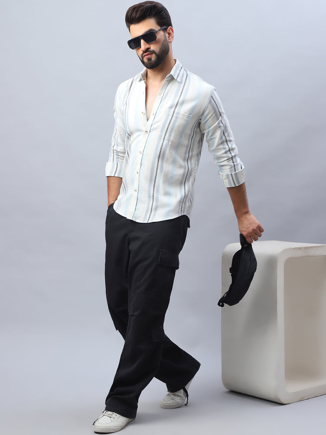 Striped Casual Shirt For Men