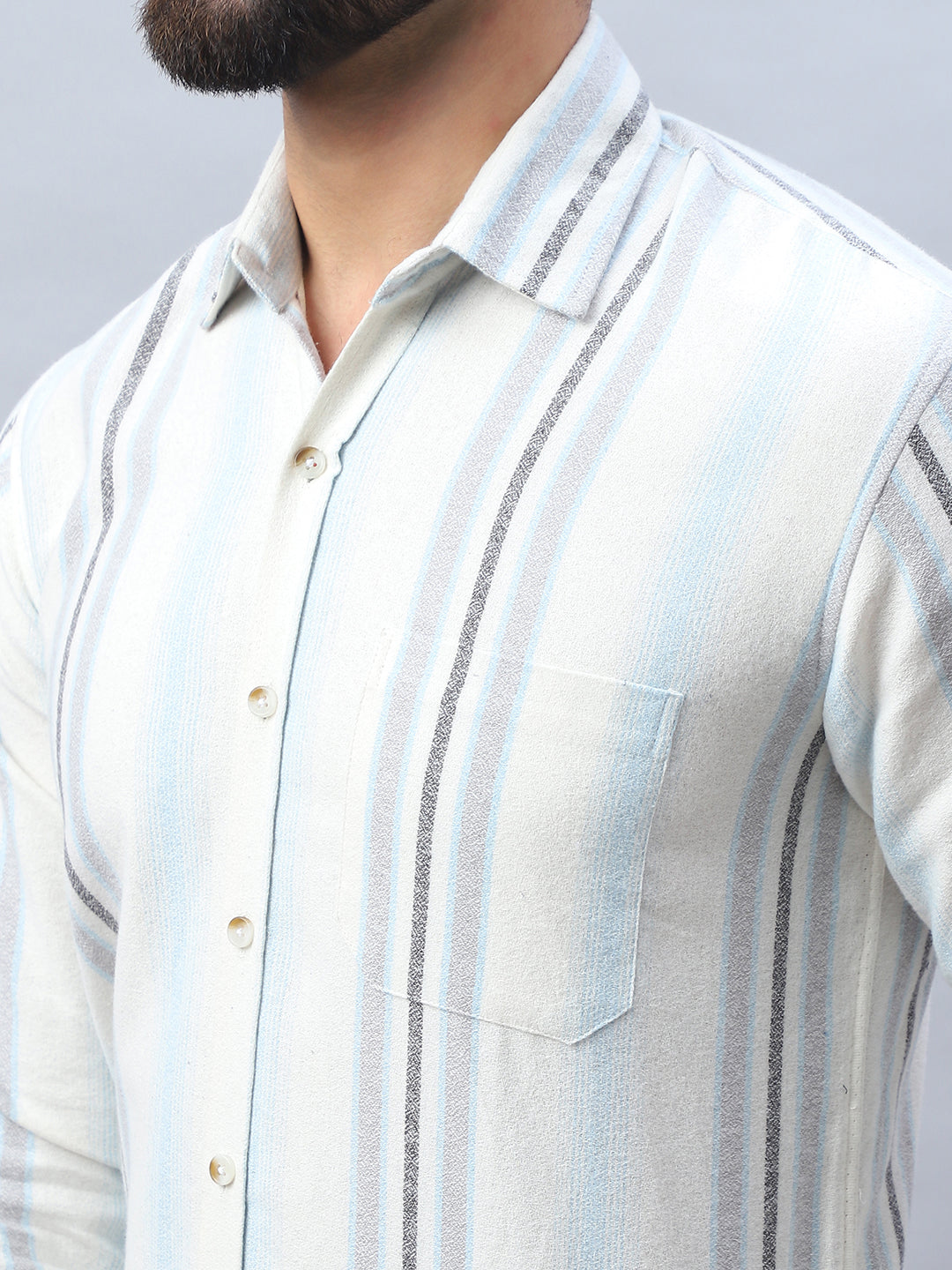 Striped Casual Shirt For Men