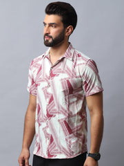 Abstract Printed Casual Shirt for Men