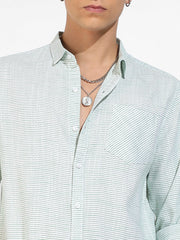 Horizontal Chalk Striped Shirt