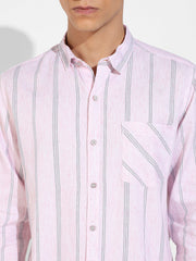 Heathered Striped Shirt
