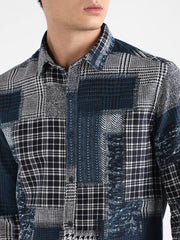 Herringbone Block Shirt
