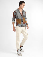 Herringbone Block Shirt