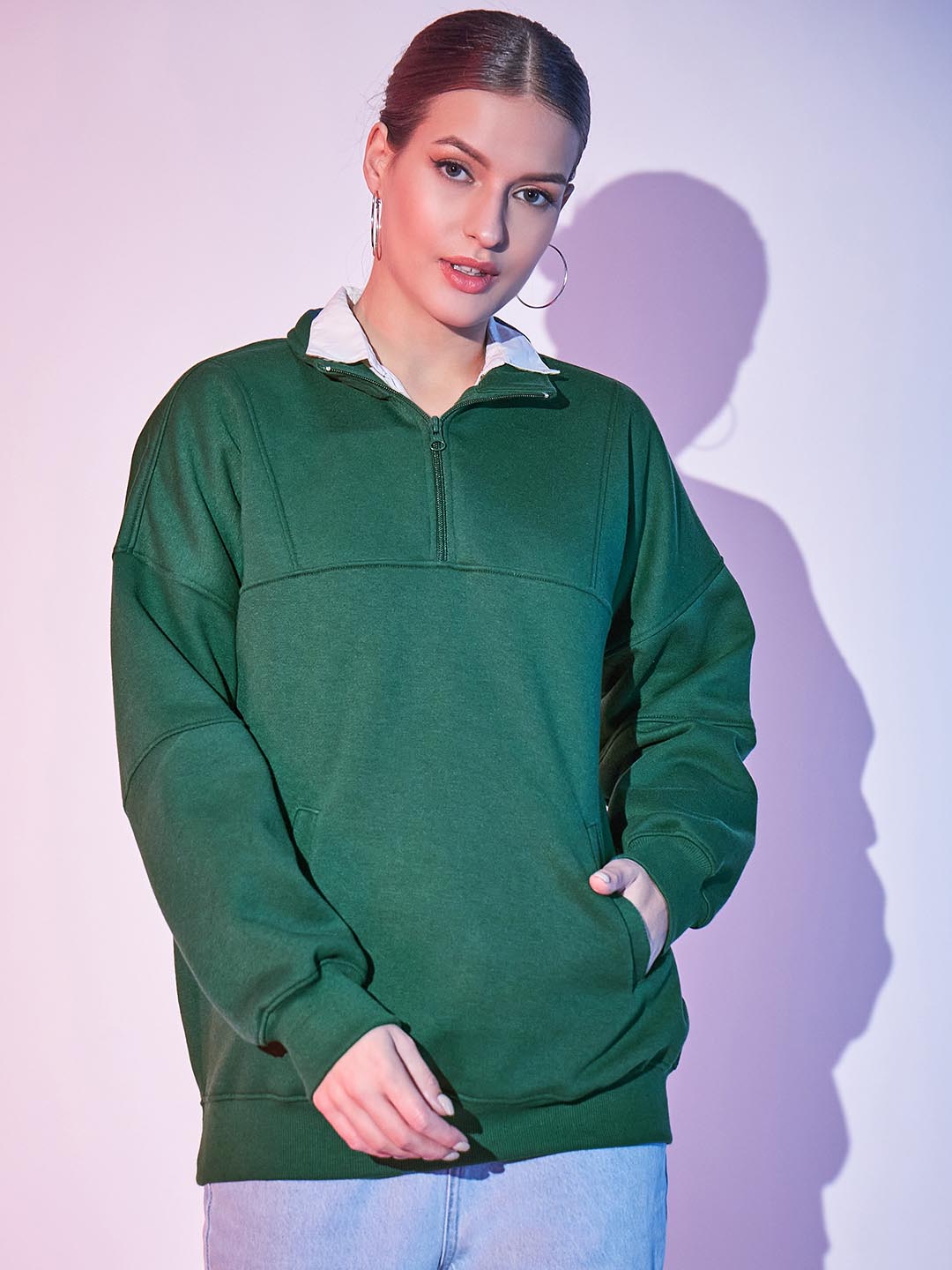 Printed Fleece Sweatshirt