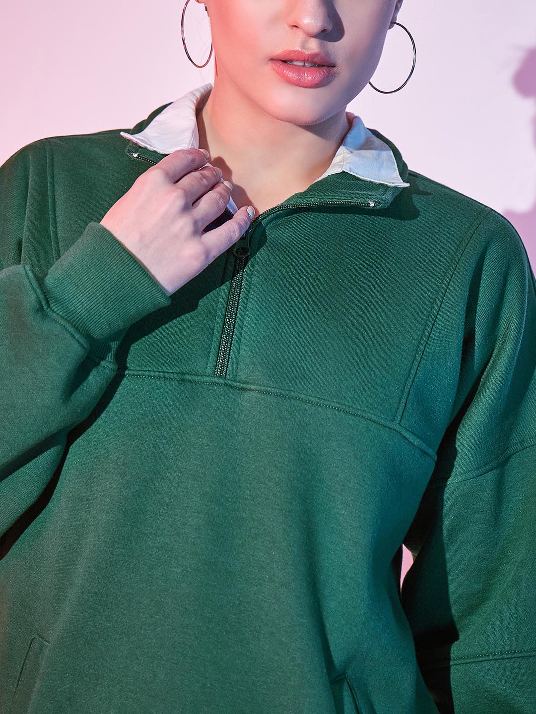 Printed Fleece Sweatshirt