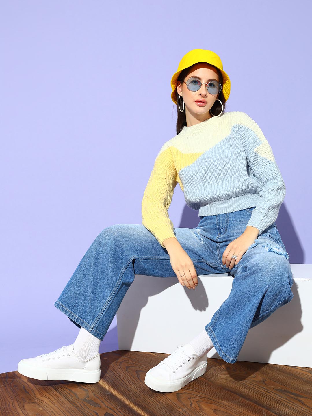 Colorblocked Sweater