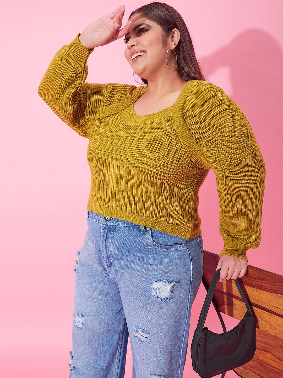 Raglan Sleeve Sweater