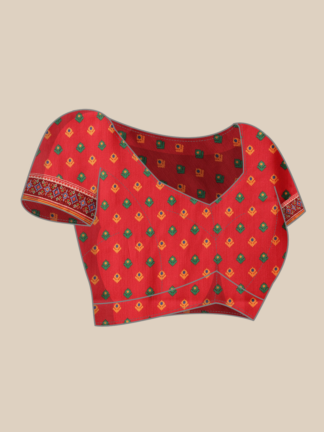 Kalamkari With Traditional Patola Printed Sarees