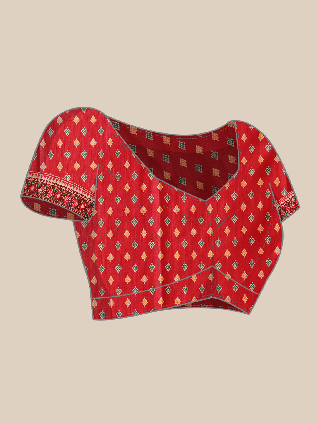 Kalamkari With Traditional Patola Printed Sarees