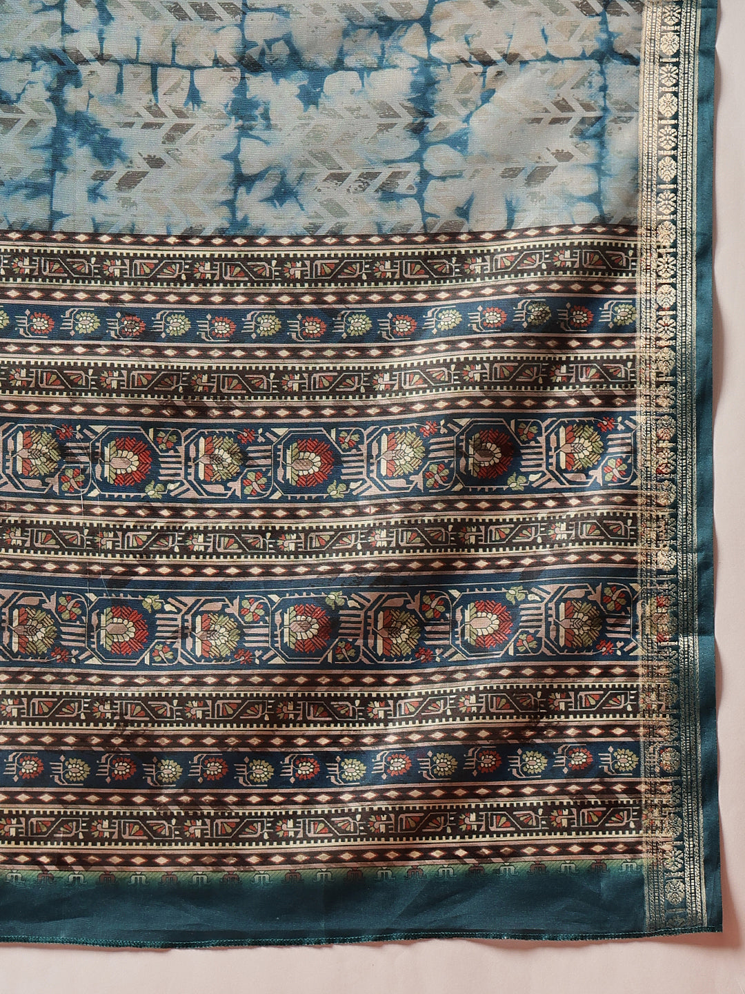 Digital Printed Art Silk Saree