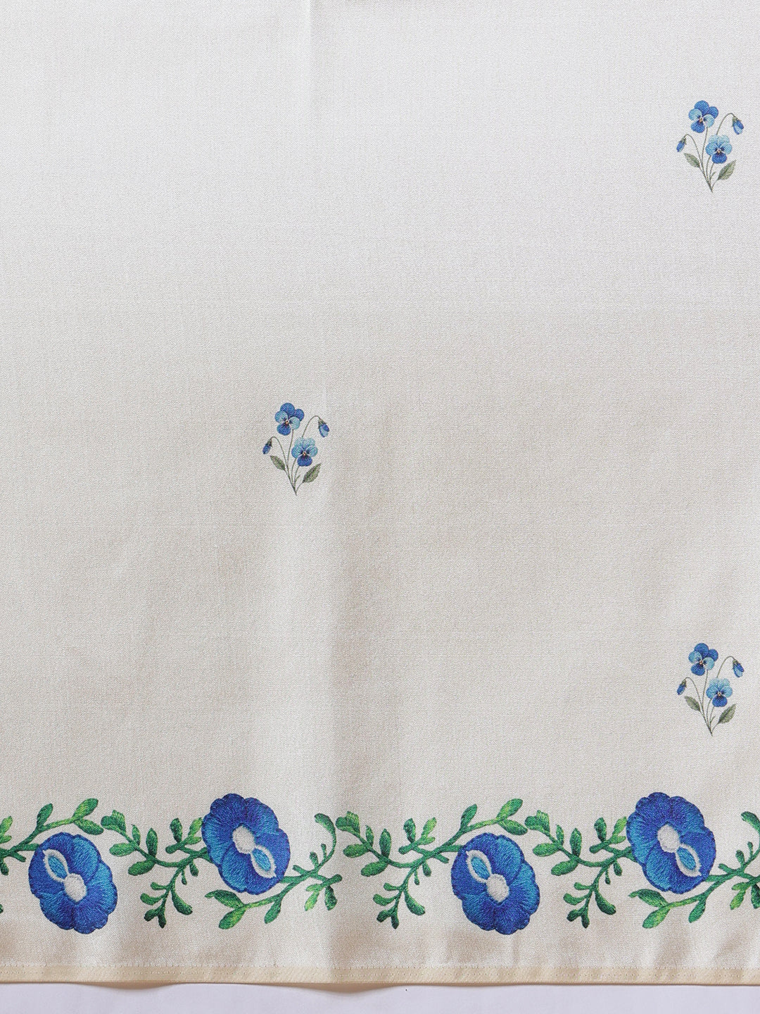 Kerala Style Digital Printed Silk Saree for Onam, Temple, & Ethnic Wear with Printed Blouse