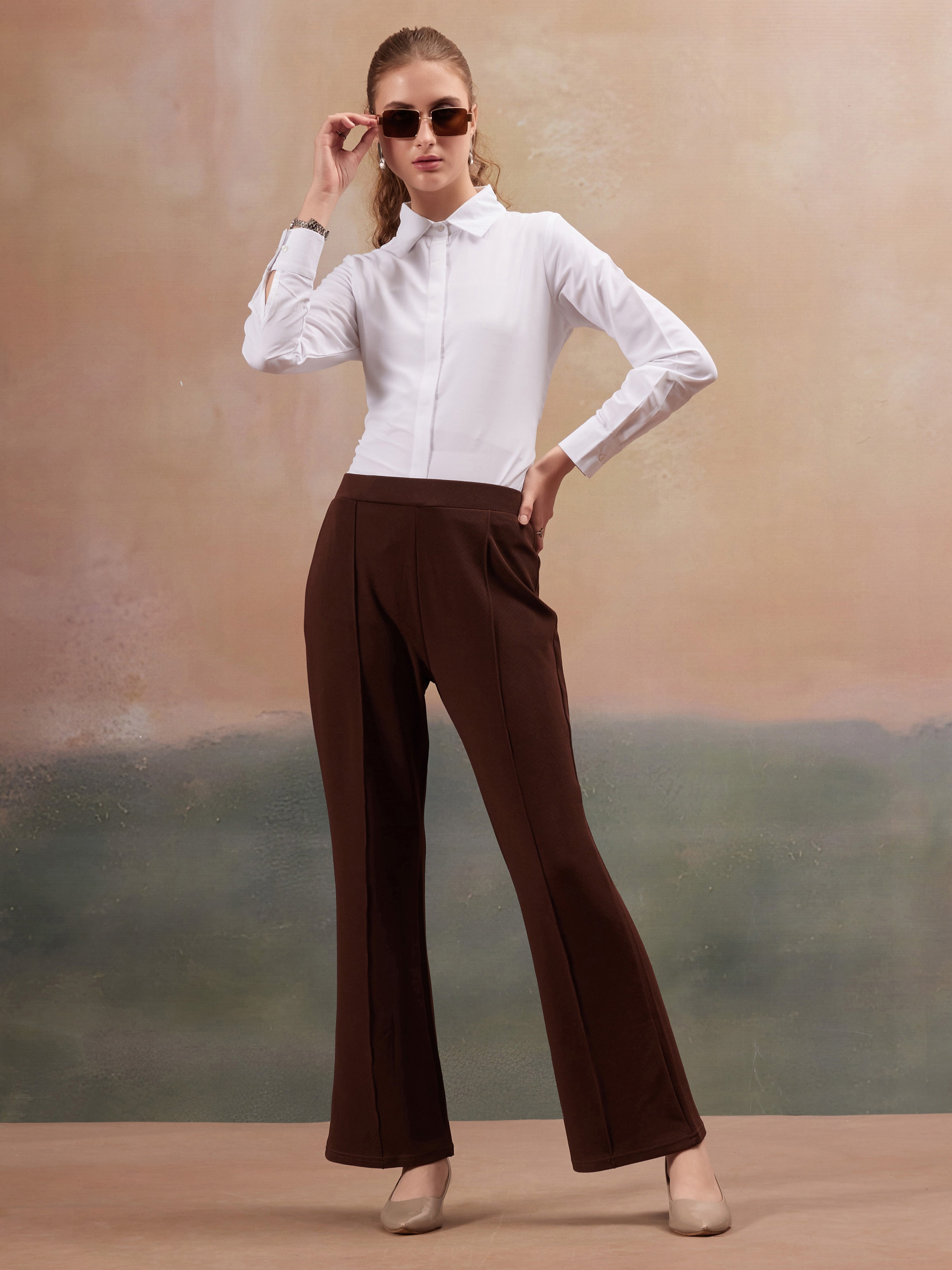women loose fit high rise trouser copy 2
