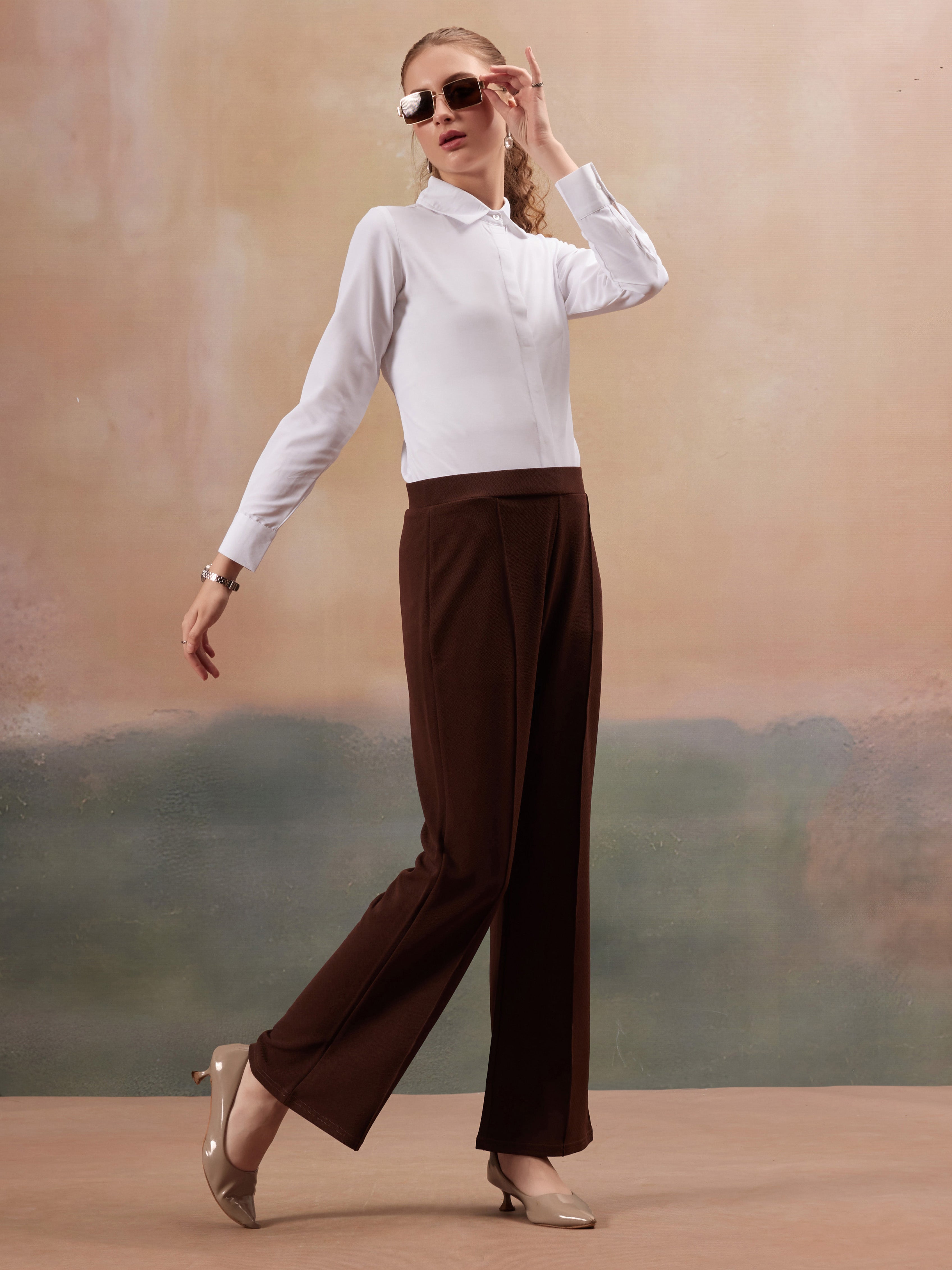 women loose fit high rise trouser copy 2
