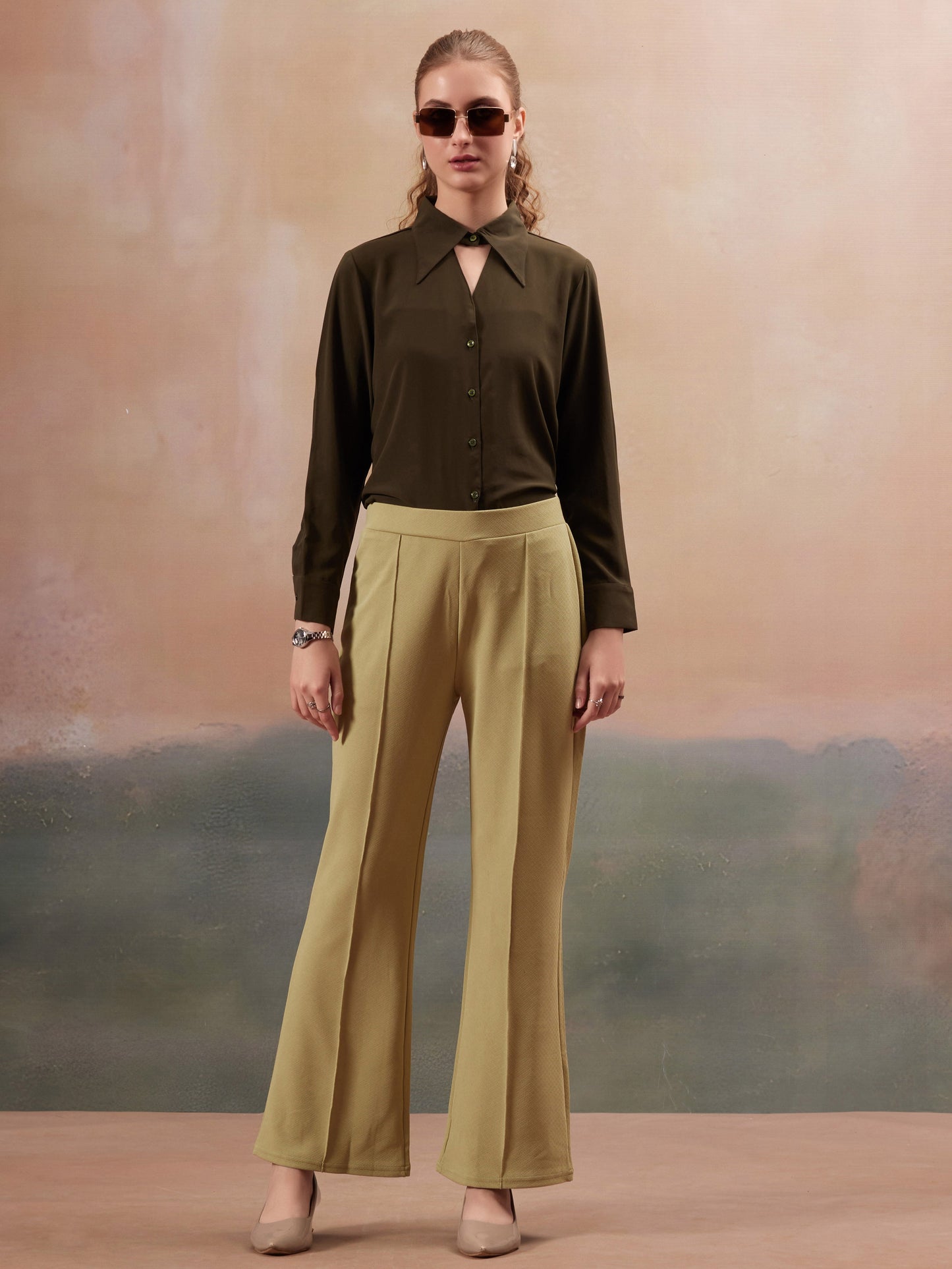 women loose fit high rise trouser copy 2