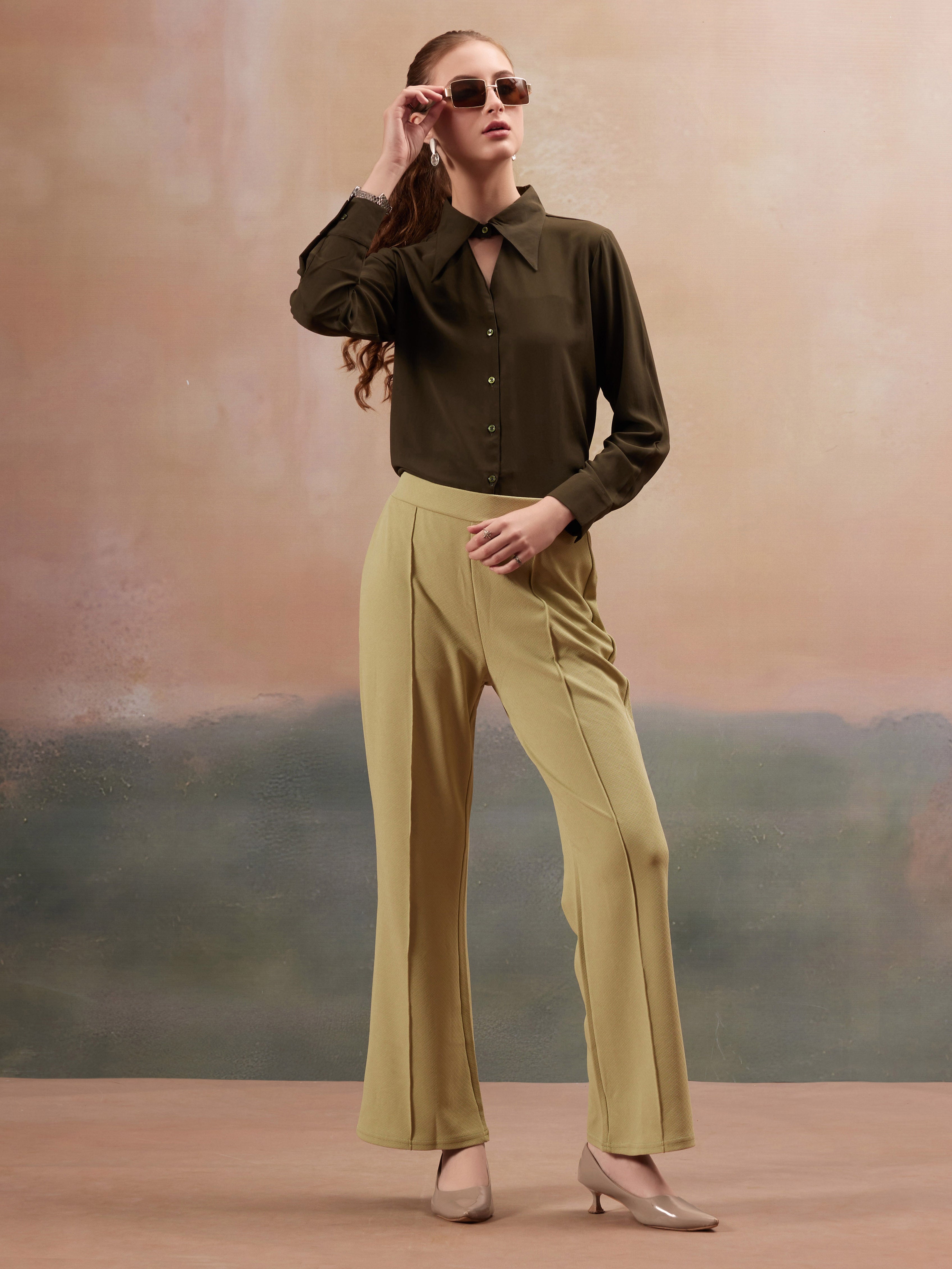 women loose fit high rise trouser copy 2